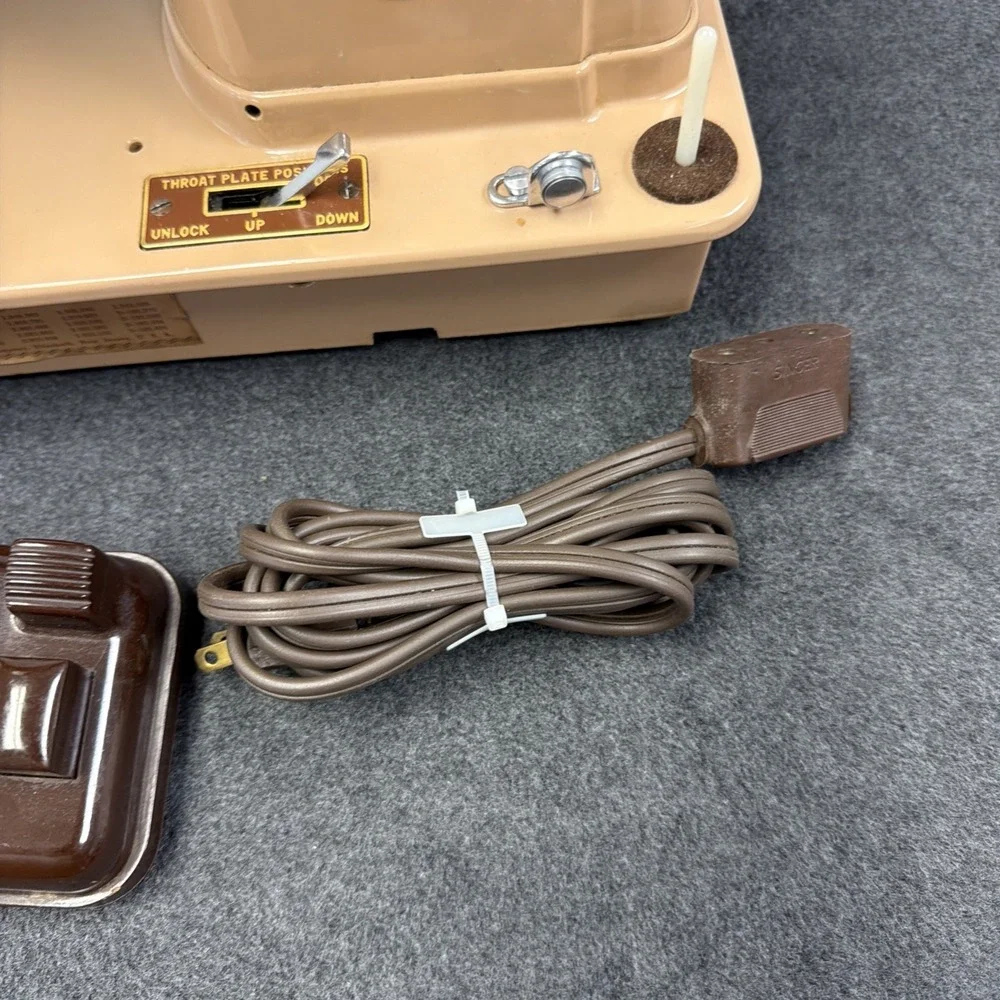 Vintage Singer 401A Sewing Machine Foot Pedal 1961 #NC029026 Read Description